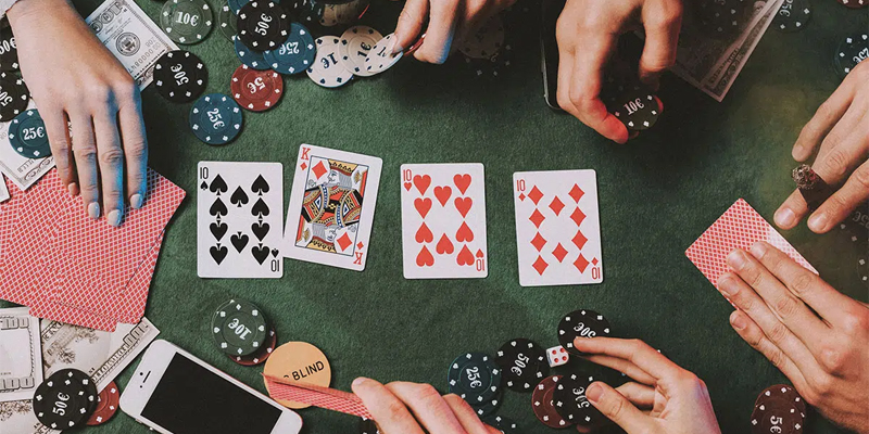 Tay bài thấp nhất trong Poker: “Mậu Thầu – High card”