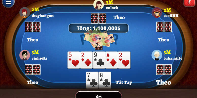 Giới thiệu về tựa game Đánh bài poker Việt Nam